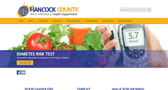 Desktop Screenshot of hancockcountyhealthdepartment.com