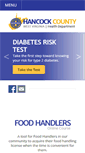 Mobile Screenshot of hancockcountyhealthdepartment.com